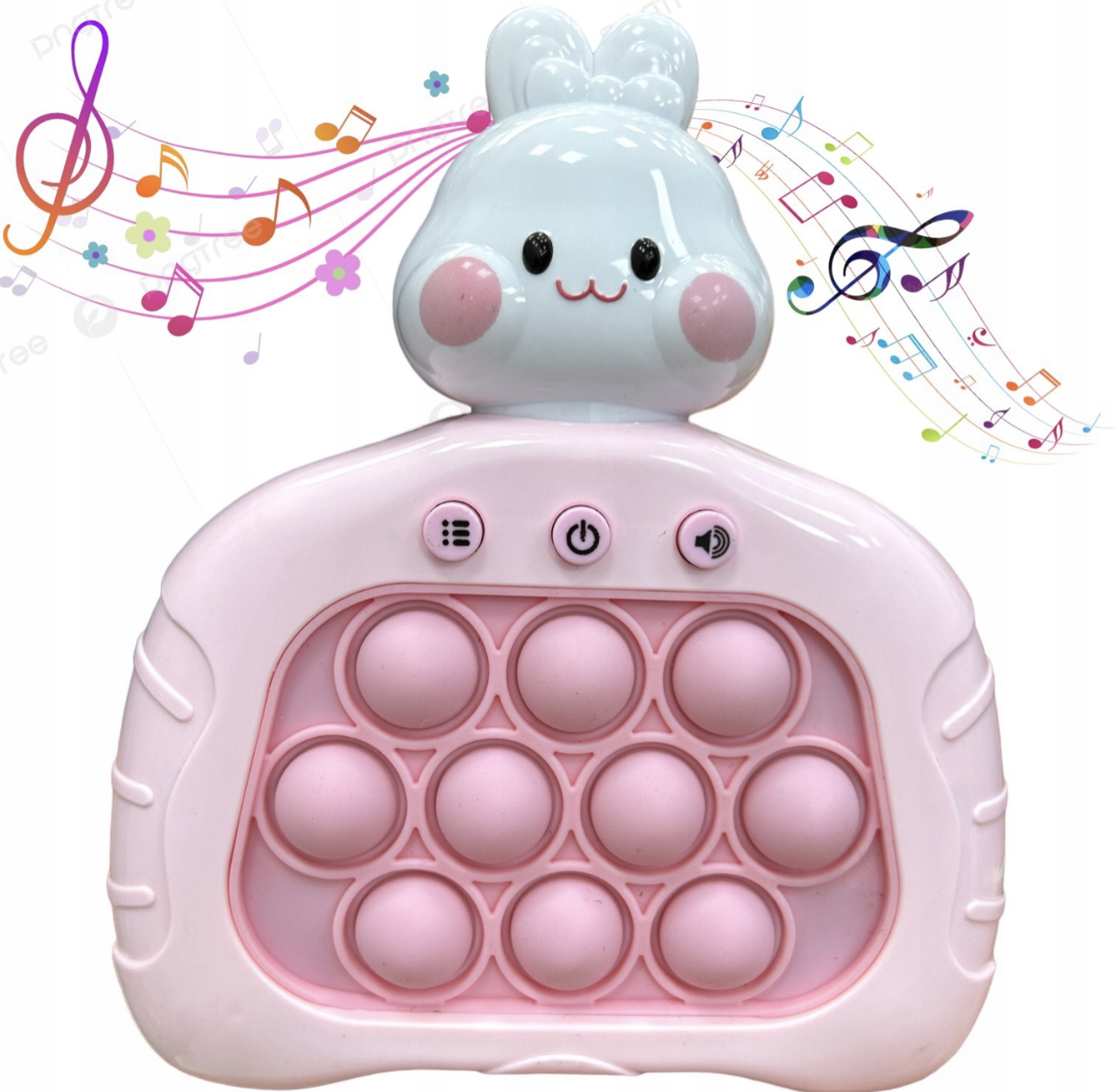 GRA ELEKTRONICZNA POP IT Sensoryczna ROZWOJOWA PAMIĘĆ Refleks DZIECI Królik Model EL14_RABBIT