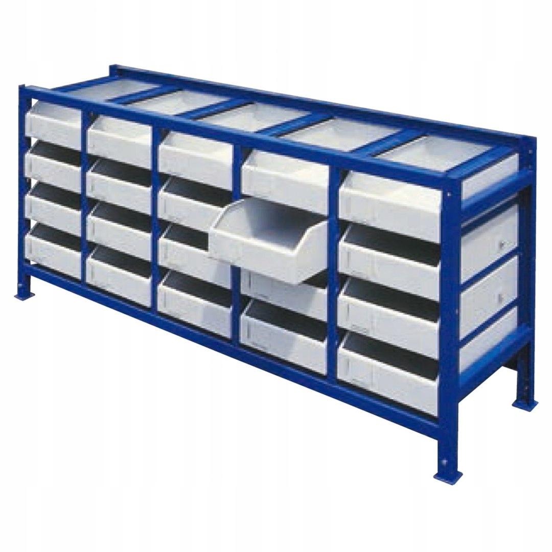 Стелаж для зберігання деталей та інструментів