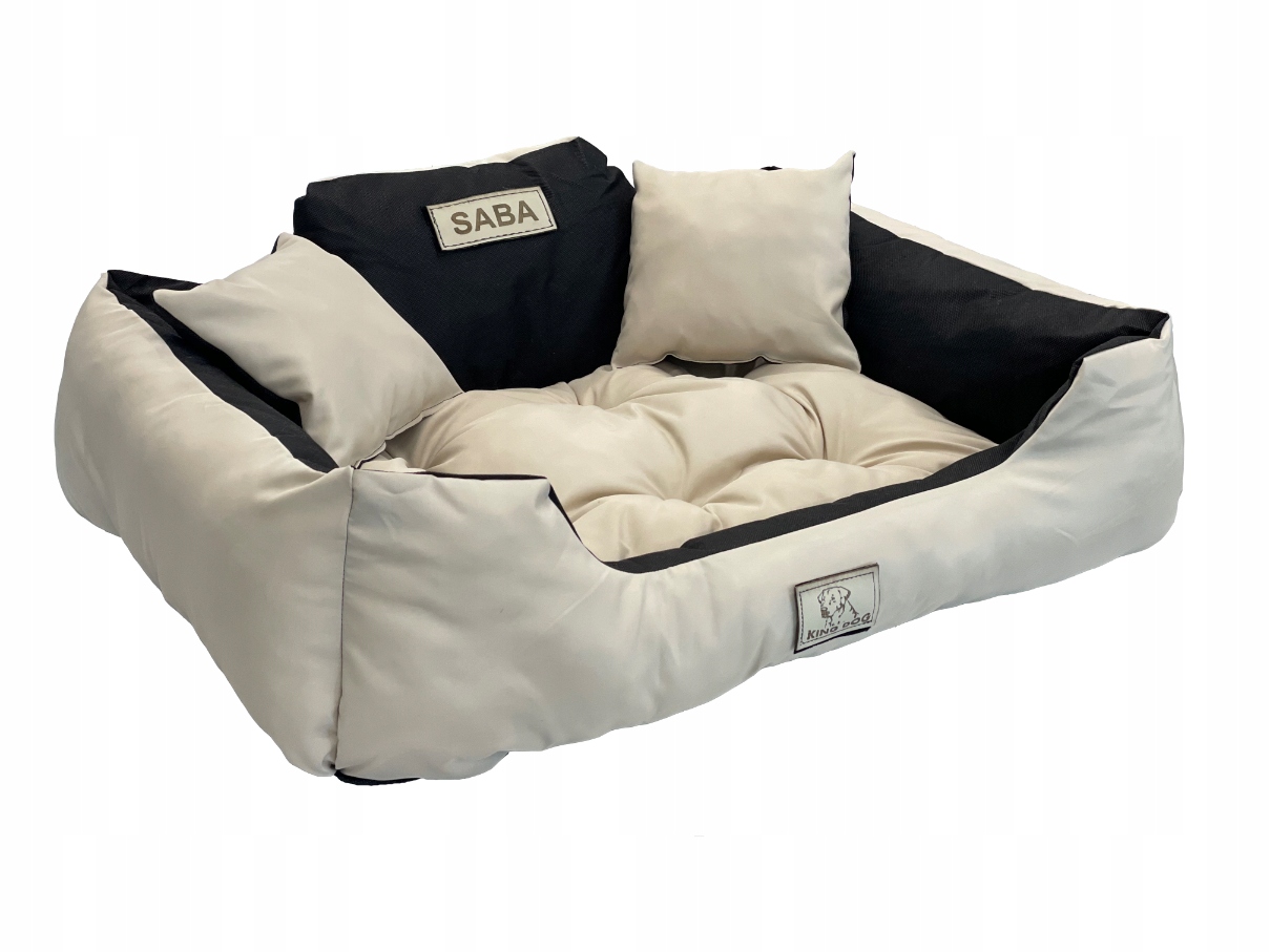 Levně Pelíšek pro psa kotec Kingdog 145x115 cm personalizovaná, voděodolná béžová