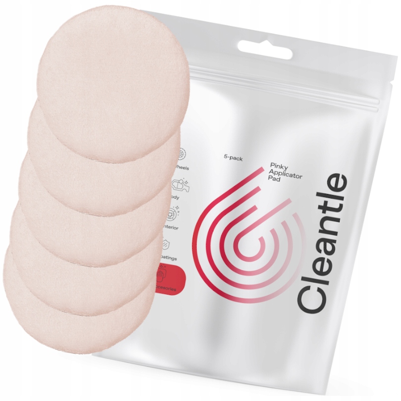 Cleantle Pinky Applicator Pad Pady Zestaw 5x Aplikator Do Powłok Dressingu