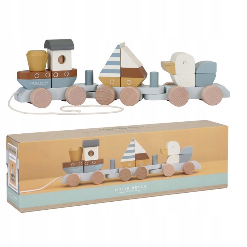 

Little Dutch Drewniany Pociąg wagoniki Sailors