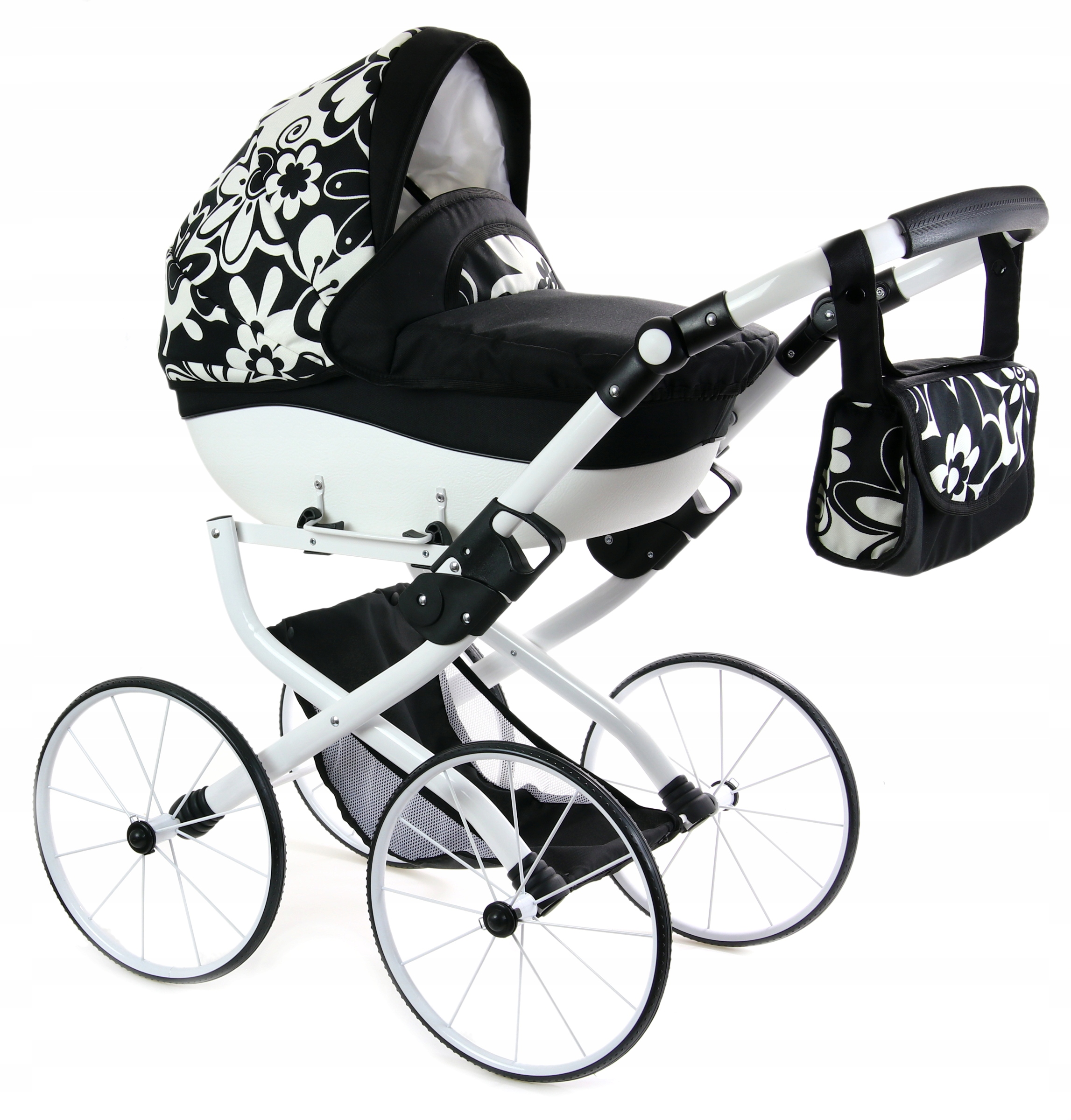 

Duży Solidny Polski Wózek dla lalek lalkowy Retro