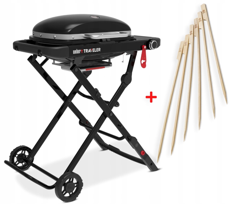 Weber Traveler Compact turystyczny grill gazowy przenośny 1501747 Gratis!