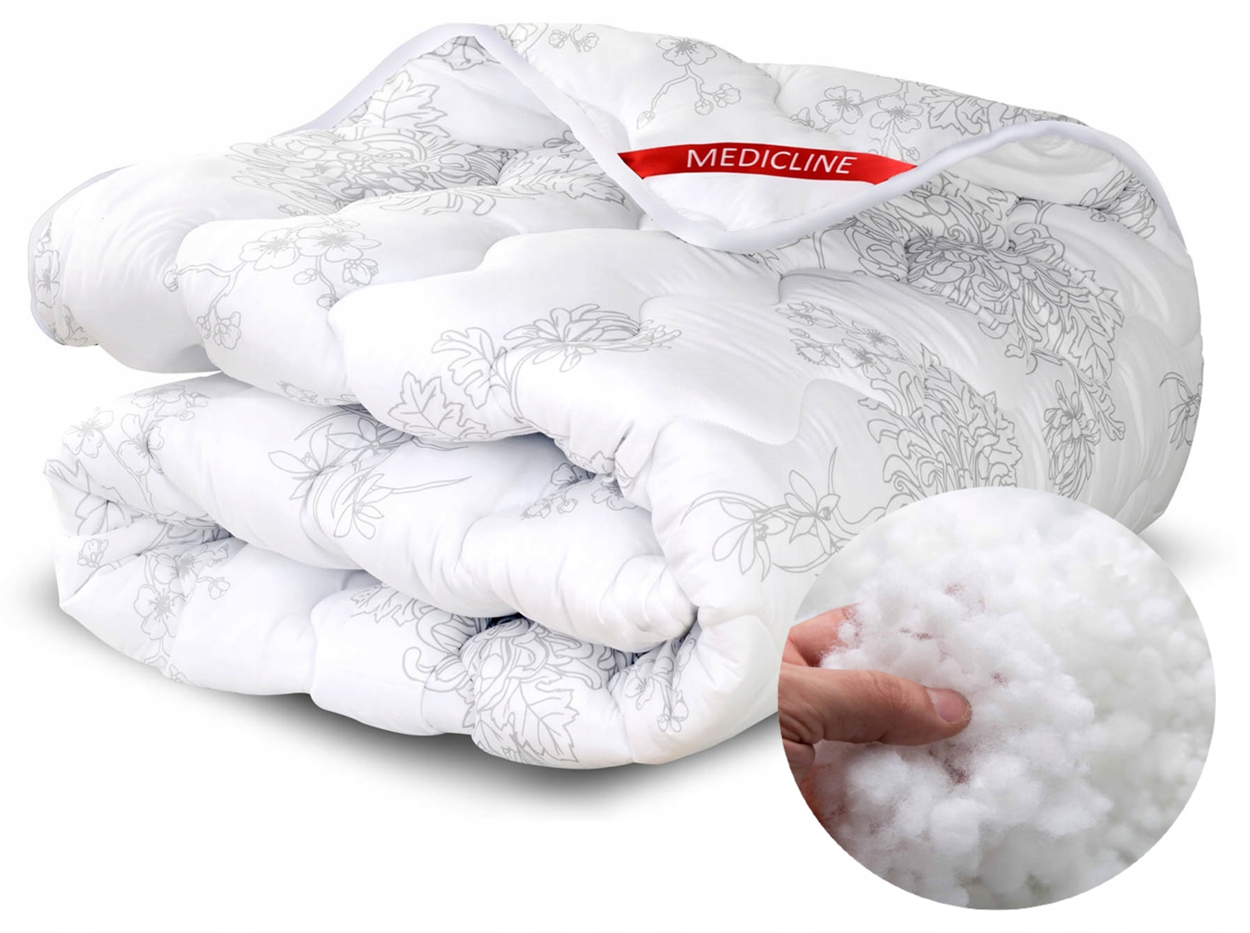 Přikrývka 200x220 cm Antialergická Prošívaná Celoroční Tlustá Teplá