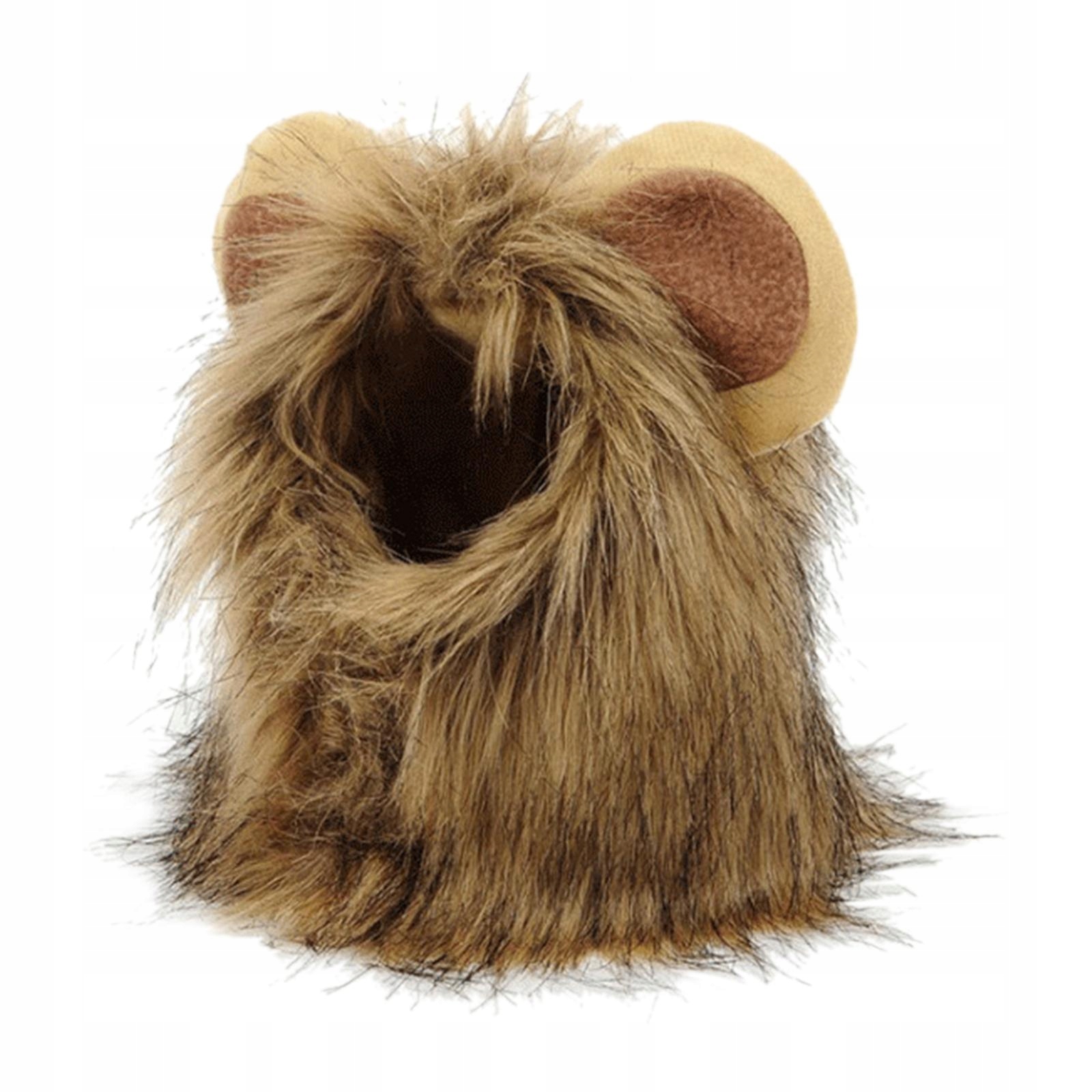 

Zabawny śliczny kostium lwia grzywa peruka na