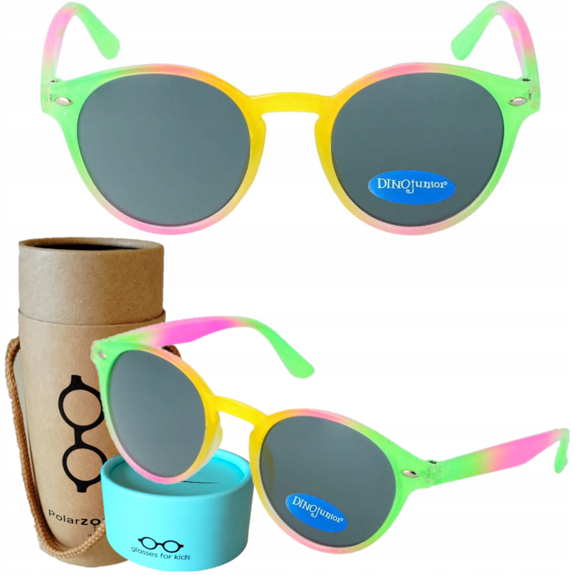 OKULARY PRZECIWSŁONECZNE DZIECIĘCE Z FILTREM UV400 Z ETUI DLA DZIECI