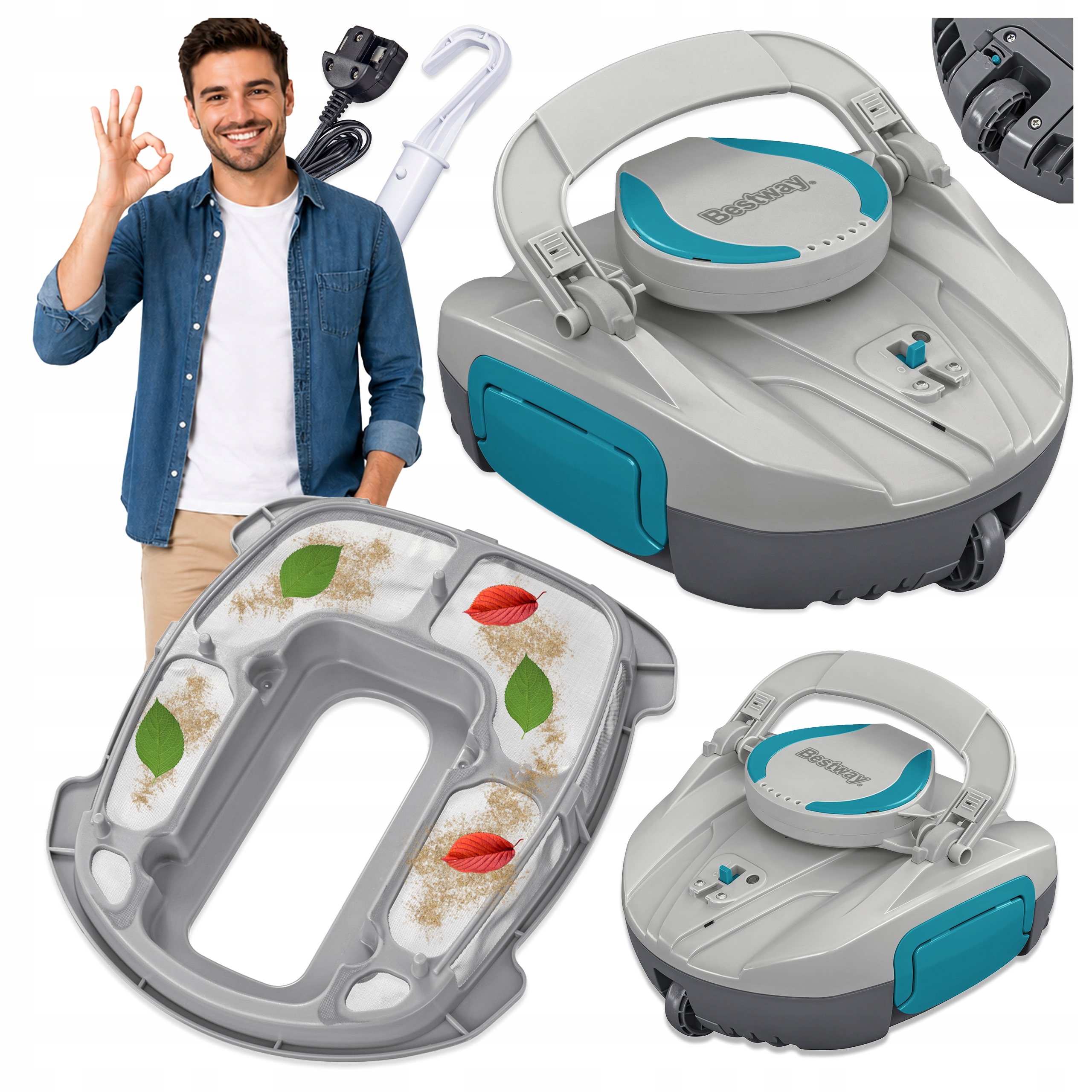Automatický bazénový robotický vysávač dna AquaTronix Bestway 58864