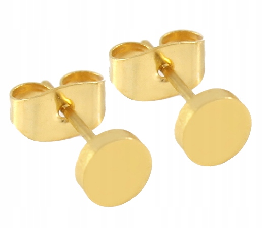 

Kolczyki Złote Kółka 5 mm 18 Krt Stal Chirurgiczna