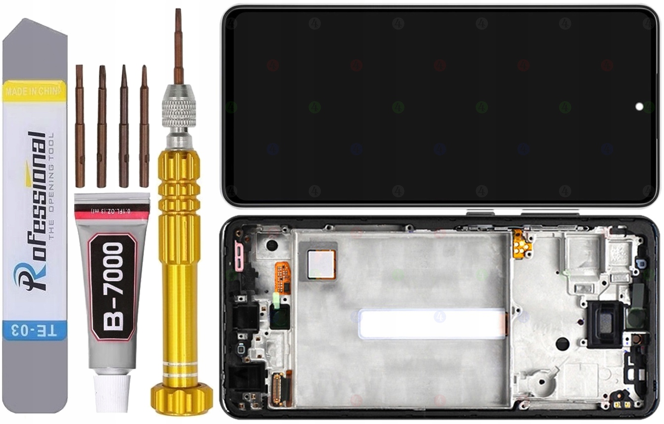 Displej Pro Samsung Galaxy A52 4G A525 Oled LCD Rámeček