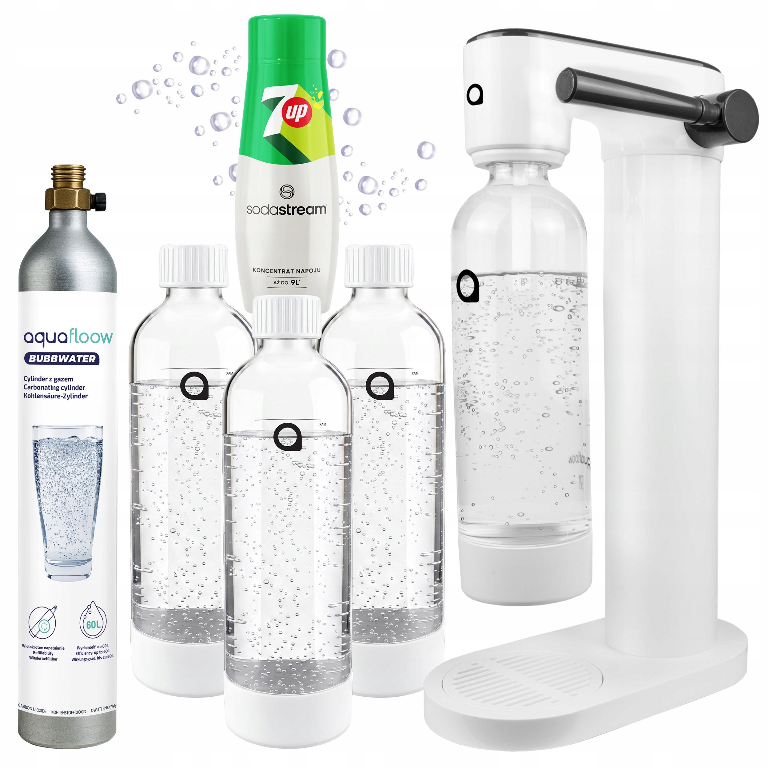 Výrobník Sody Aquafloow Sirup Pro Sodastream 7UP 3X Láhev