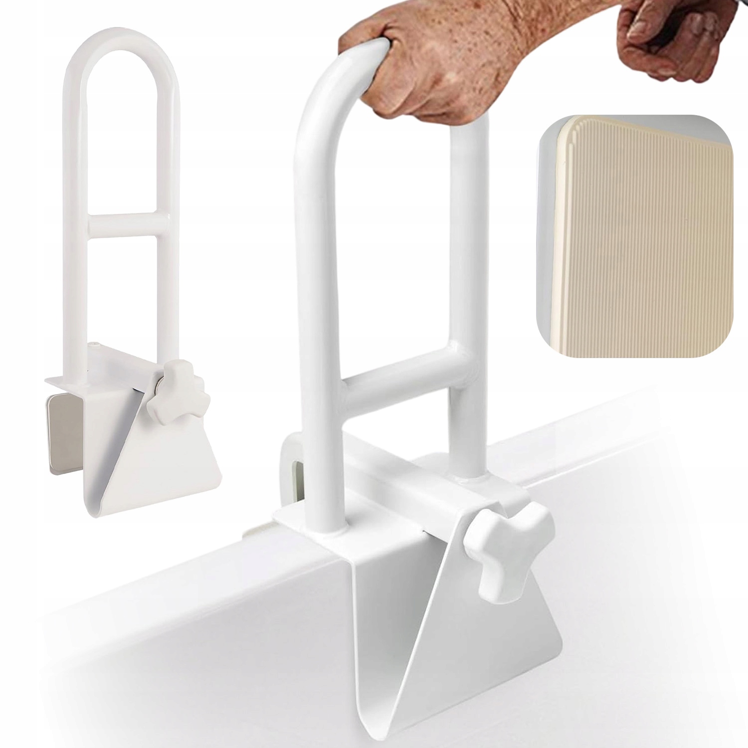 Uchwyt Uchylny Do Wanny Regulowana Szerokość Ergonomiczna Konstrukcja