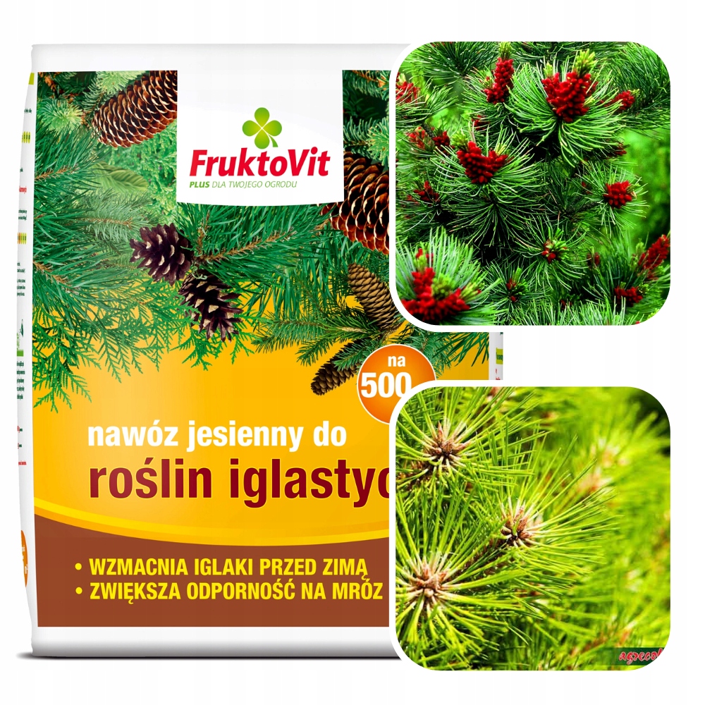 

Fruktovit jesienny nawóz do Iglaków Tuji Tuje 5kg