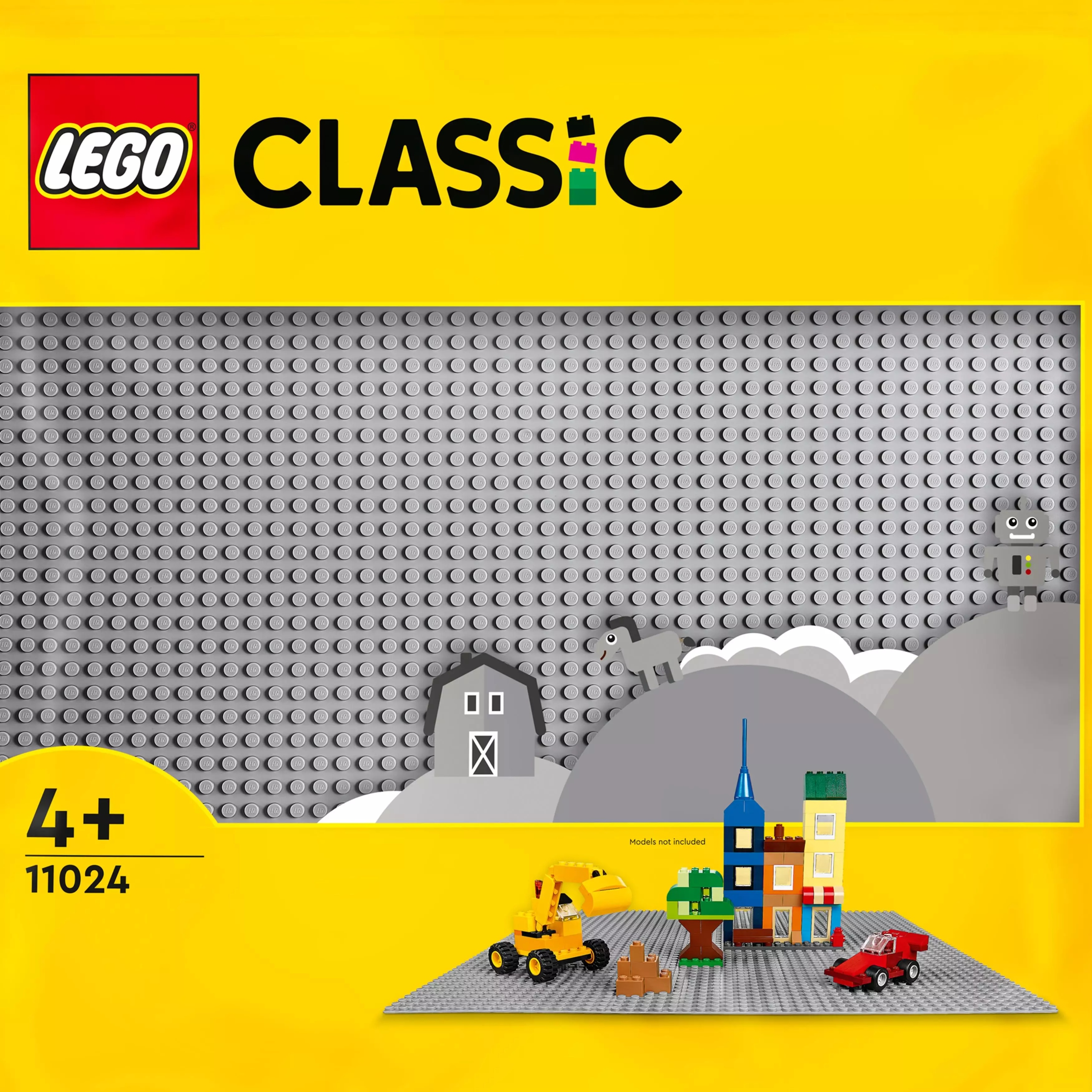Lego Classic Šedá konstrukční deska 11024