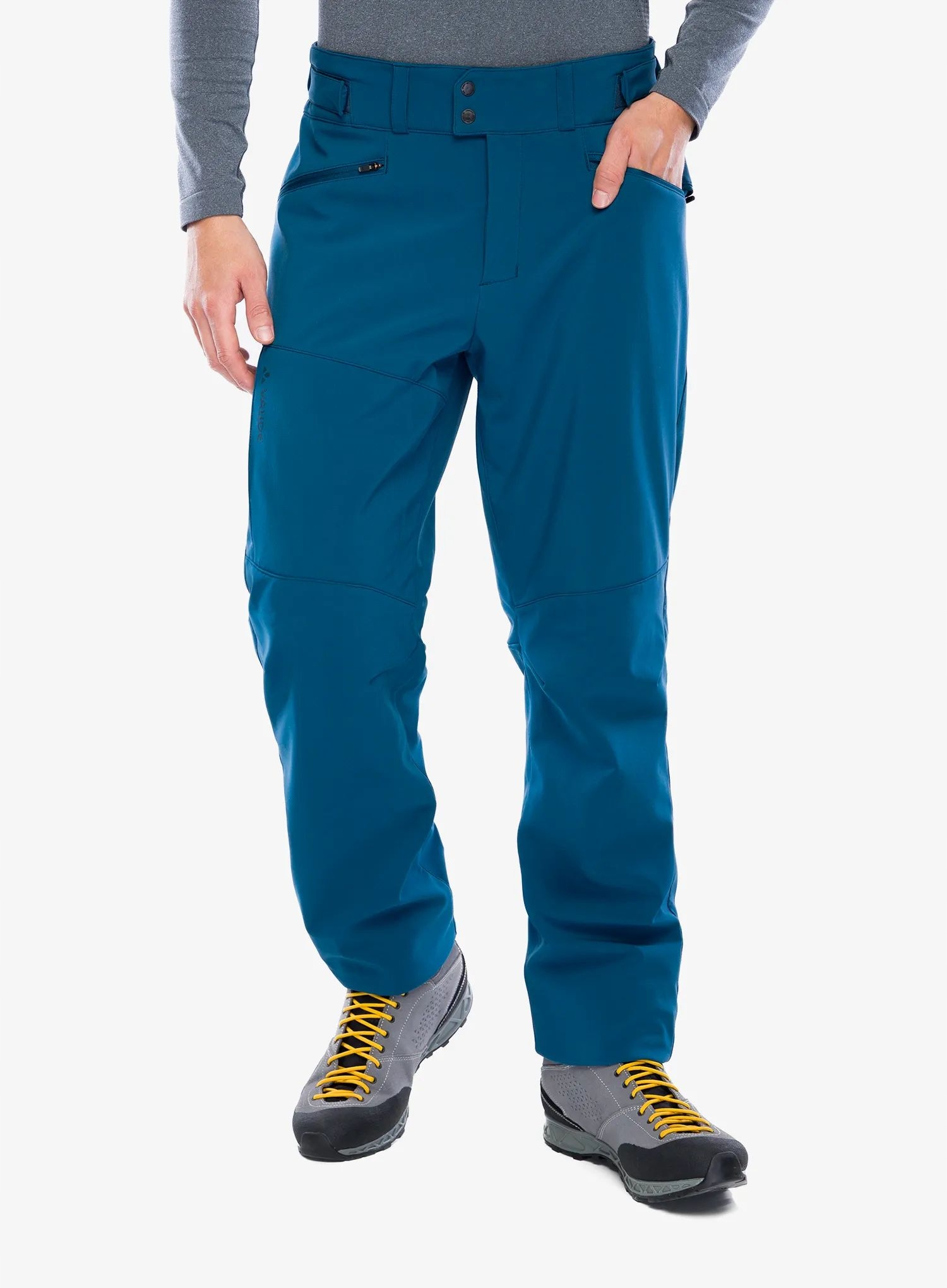 Spodnie softshell Vaude Elope Softshell Pants baltic sea 54 (XL)