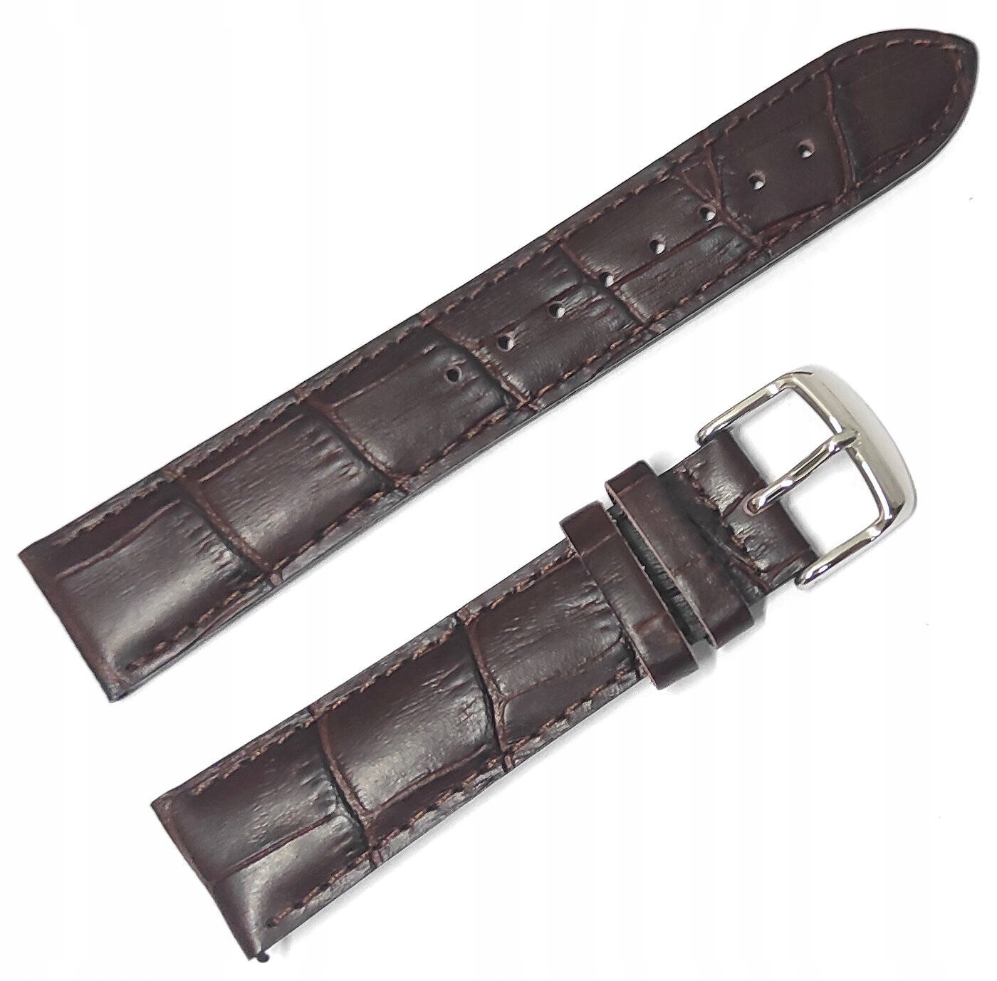 Originální Hnědý Kožený Řemínek Pro Hodinky Casio Edifice EFR-527L 20 mm