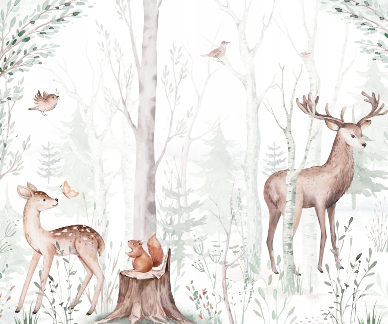 Fototapeta Lesná krajina 300x250 cm štruktúra 350 g