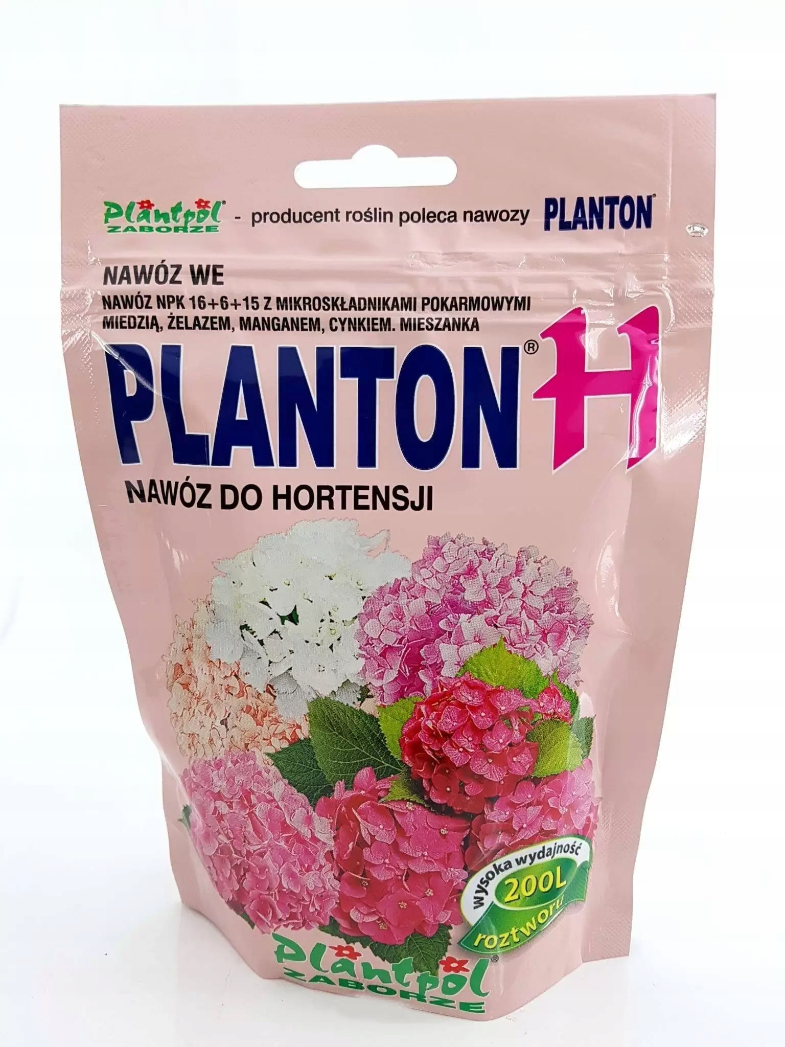 

Planton H 200g Nawóz do Hortensji ogrodowych 200L