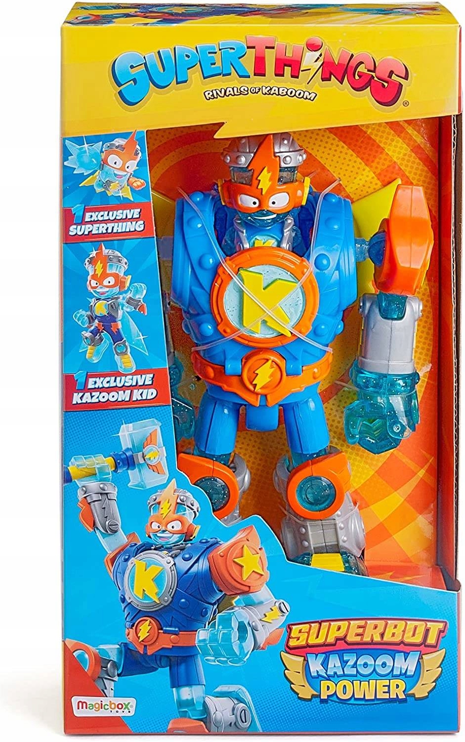 SUPER ZINGS THINGS SUPERBOT KAZOOM POWER ROBOT Marka Magicbox