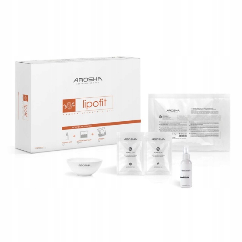 Zestaw Arosha Lipofit wyszczuplający Brzuch Biodra 2 zabiegi