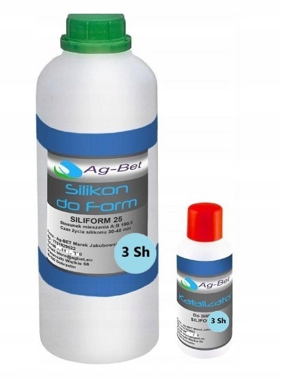 Profesionální Formiérský Silikon 1kg měkký 3 Sh