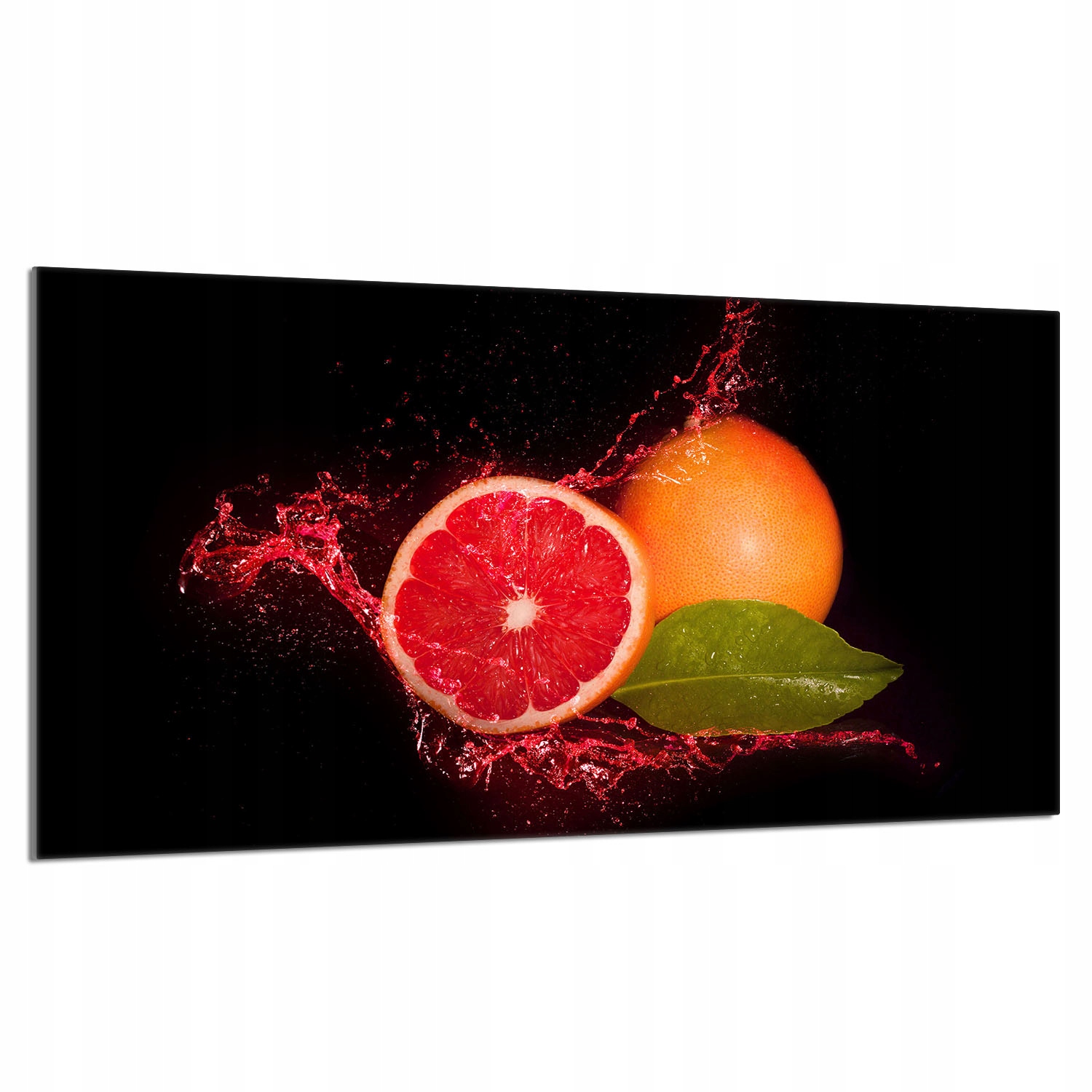 Skleněná ochranná deska na sporák 90x52 Grapefruit Do Kuchyně