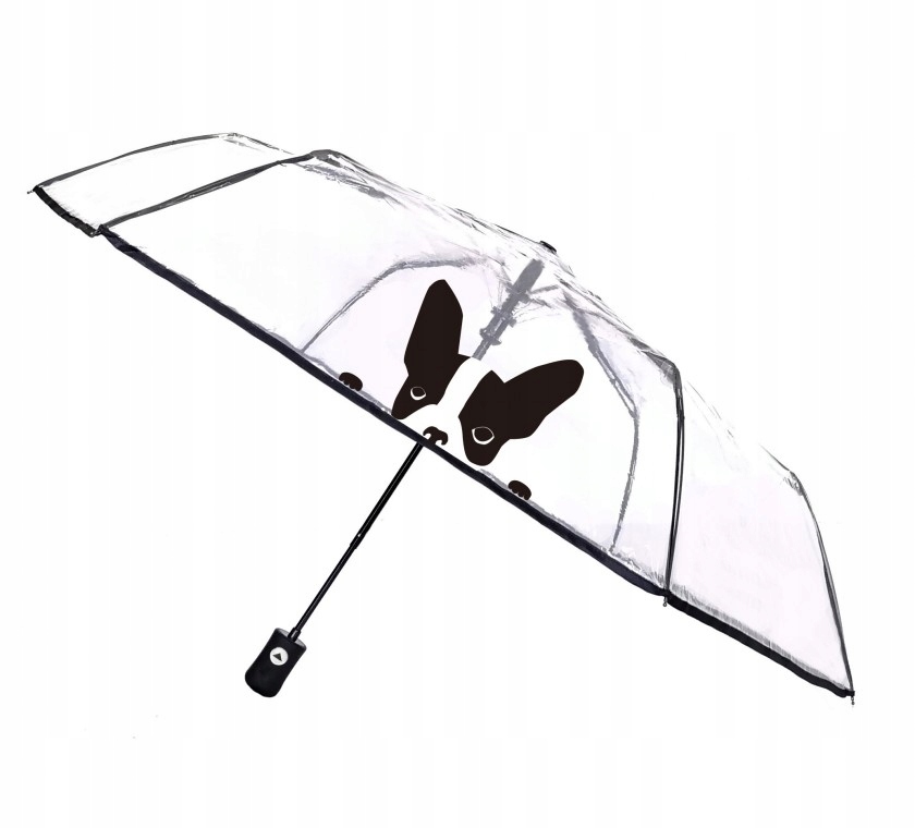 

Y51 Parasol damski przeźroczysty Smati buldożek