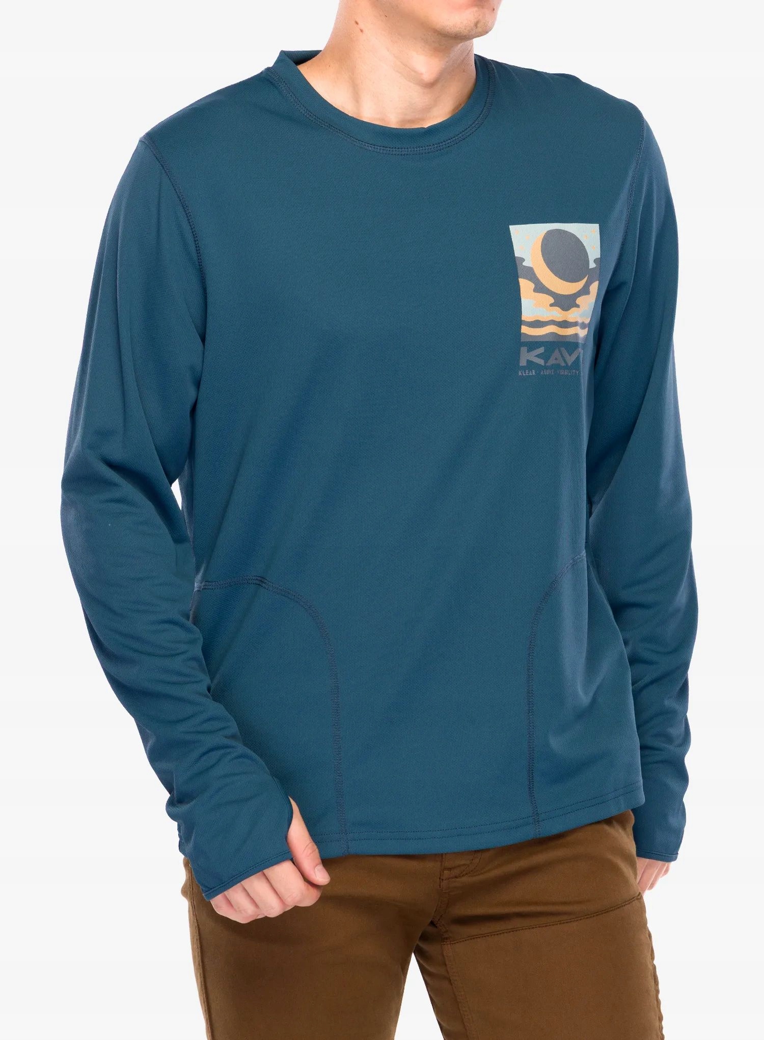 Mikina bez kapuce Kavu Sol Crew orion blue S
