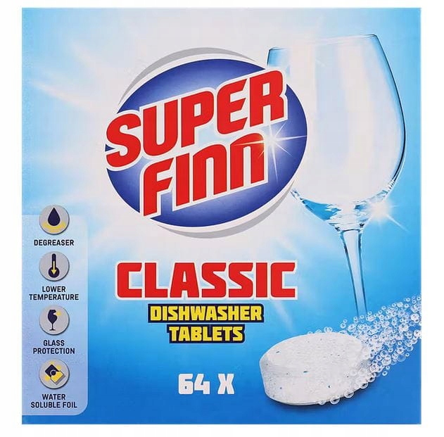 

Tabletki do zmywarki Superfinn Classic 64 sztuki