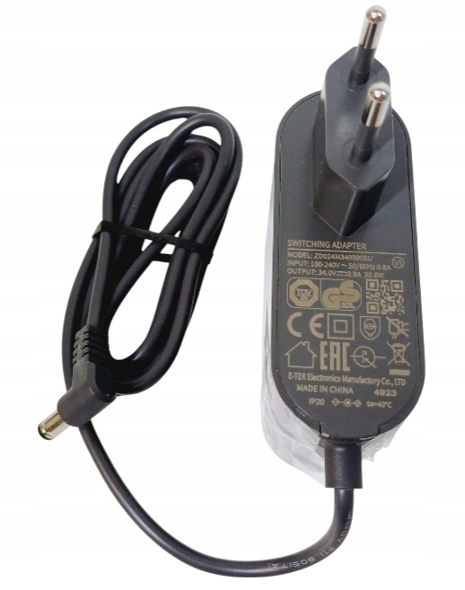 Zasilacz ładowarka oryginalna ZD024M3400090EU do odkurzacza Dreame T30