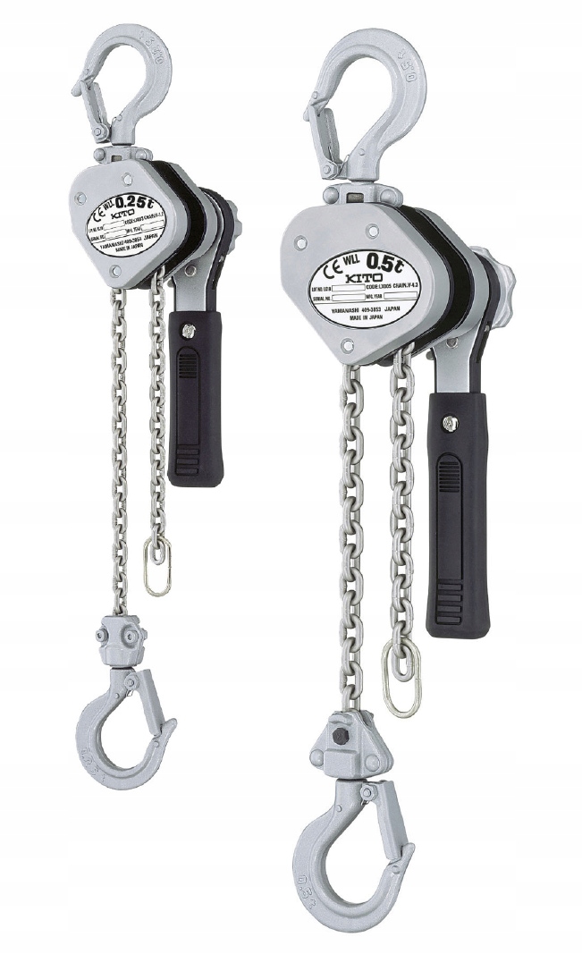 KITO WCIĄGNIK DŹWIGNIOWY KITO LX005 0,5T 1,5m Marka Kito