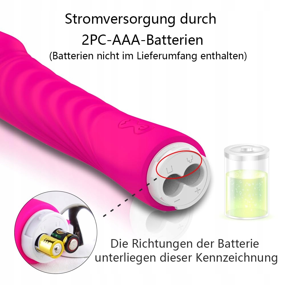 G-PUNKT Wibrator Klasyczny Realistyczny Dildo i Wibrator Analny Silikonowy — miniatura 2