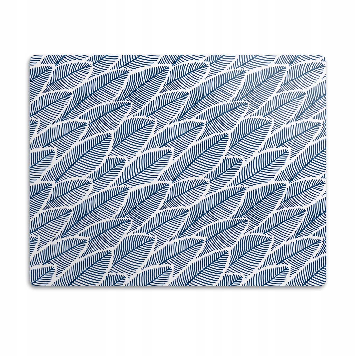 Pro kočky podložka pod misky Modré listy 60x40