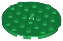 

Lego 11213 Płytka Koło 6x6 zielona Nowa (4g)