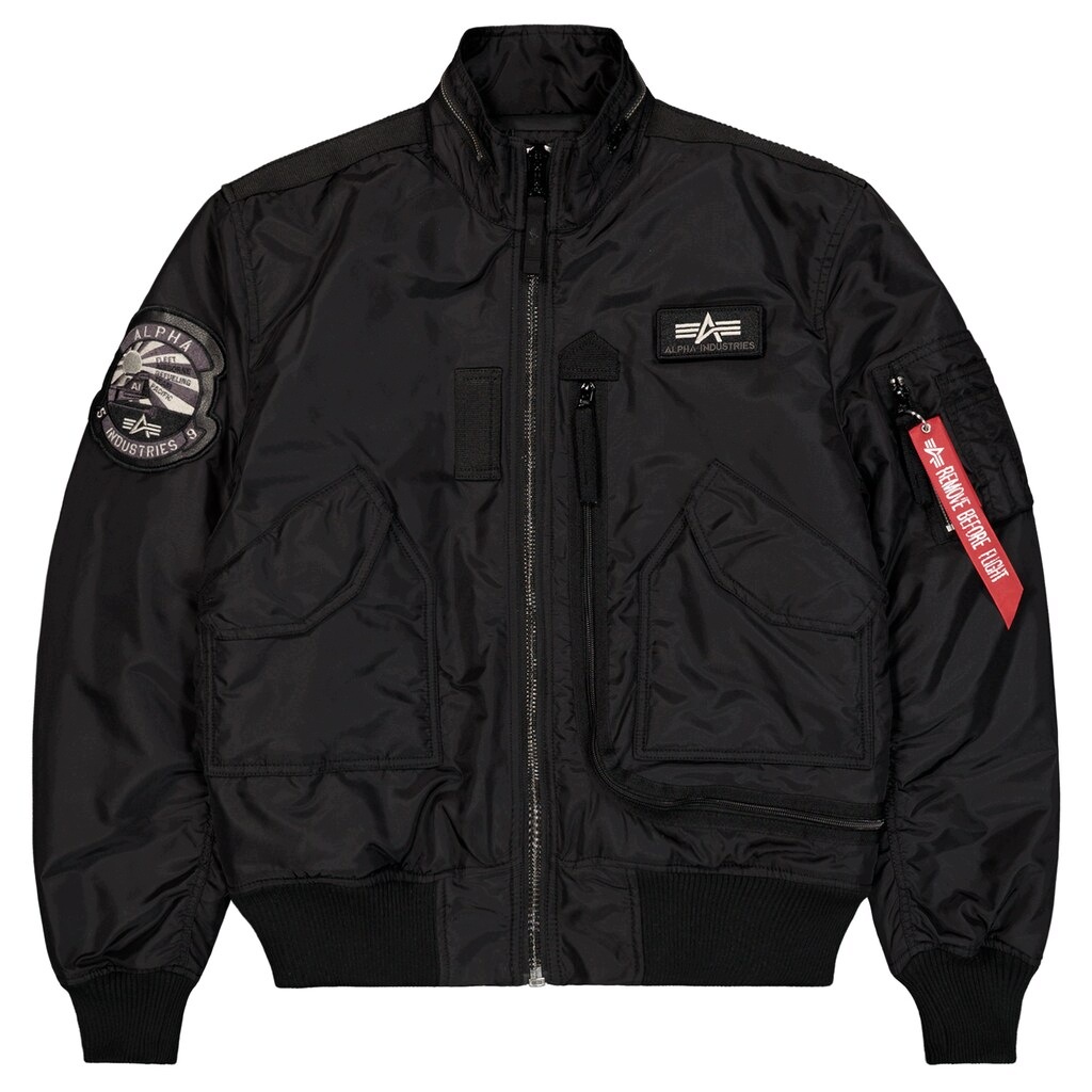 Kurtka Pilotka Wojskowa Flek Flyers Alpha Industries Engine Black XL