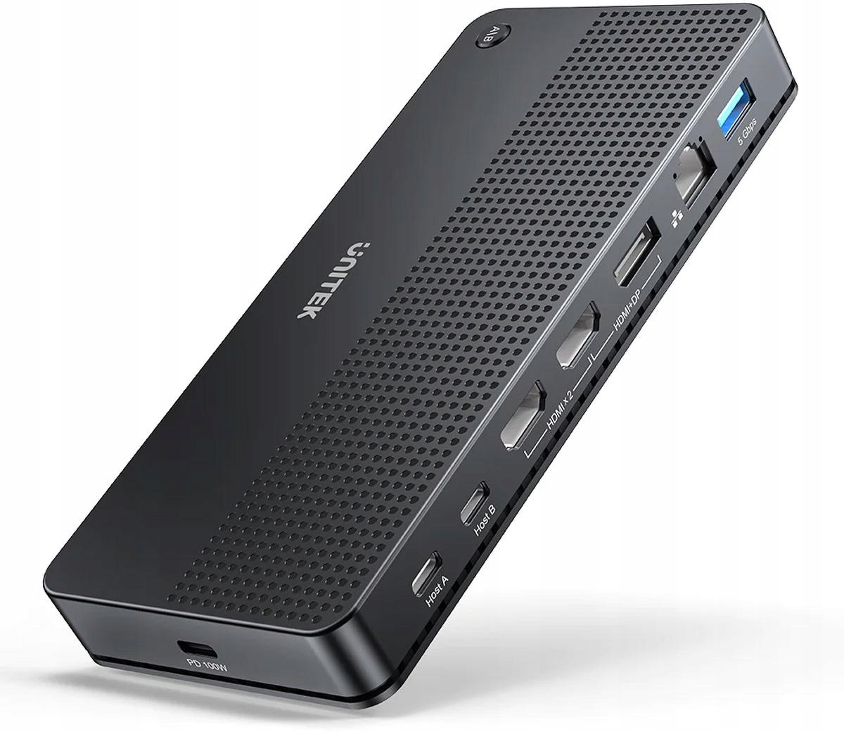 Unitek Prepínač Kvm 2 počítače 2 monitory 4K D1103A01