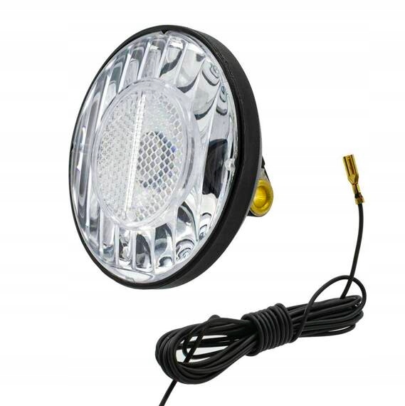 LAMPKA ROWEROWA PRZEDNIA DYNAMO Z ODBLASKIEM
