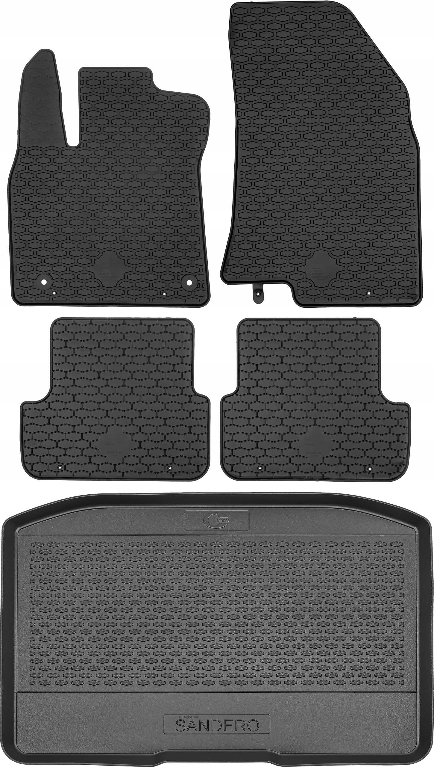 

Dywaniki mata do Dacia Sandero III rok 2021