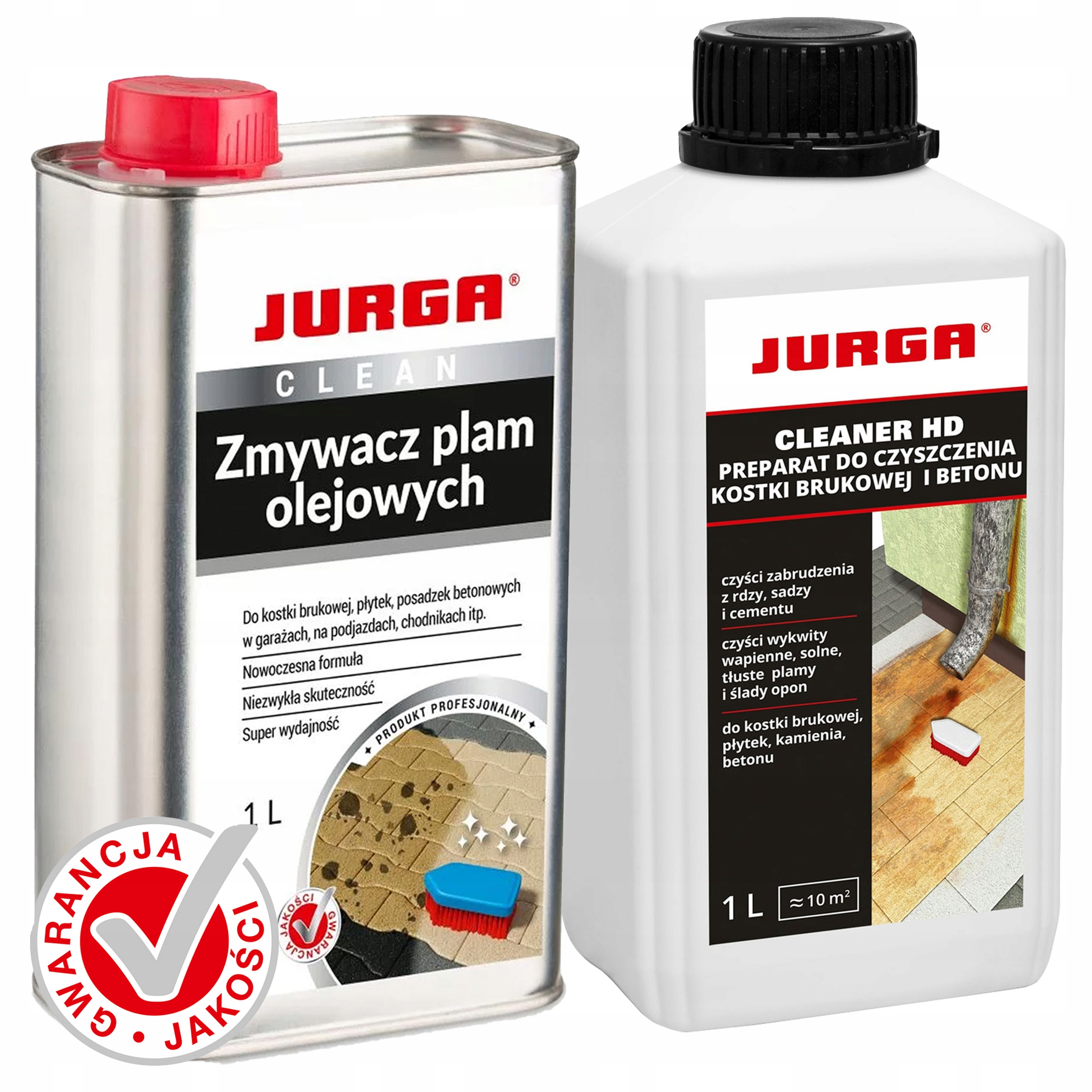 Zmywacz Plam Olejowych 1L Plus CleanerHD 1L Płyn do Mycia Kostki Brukowej