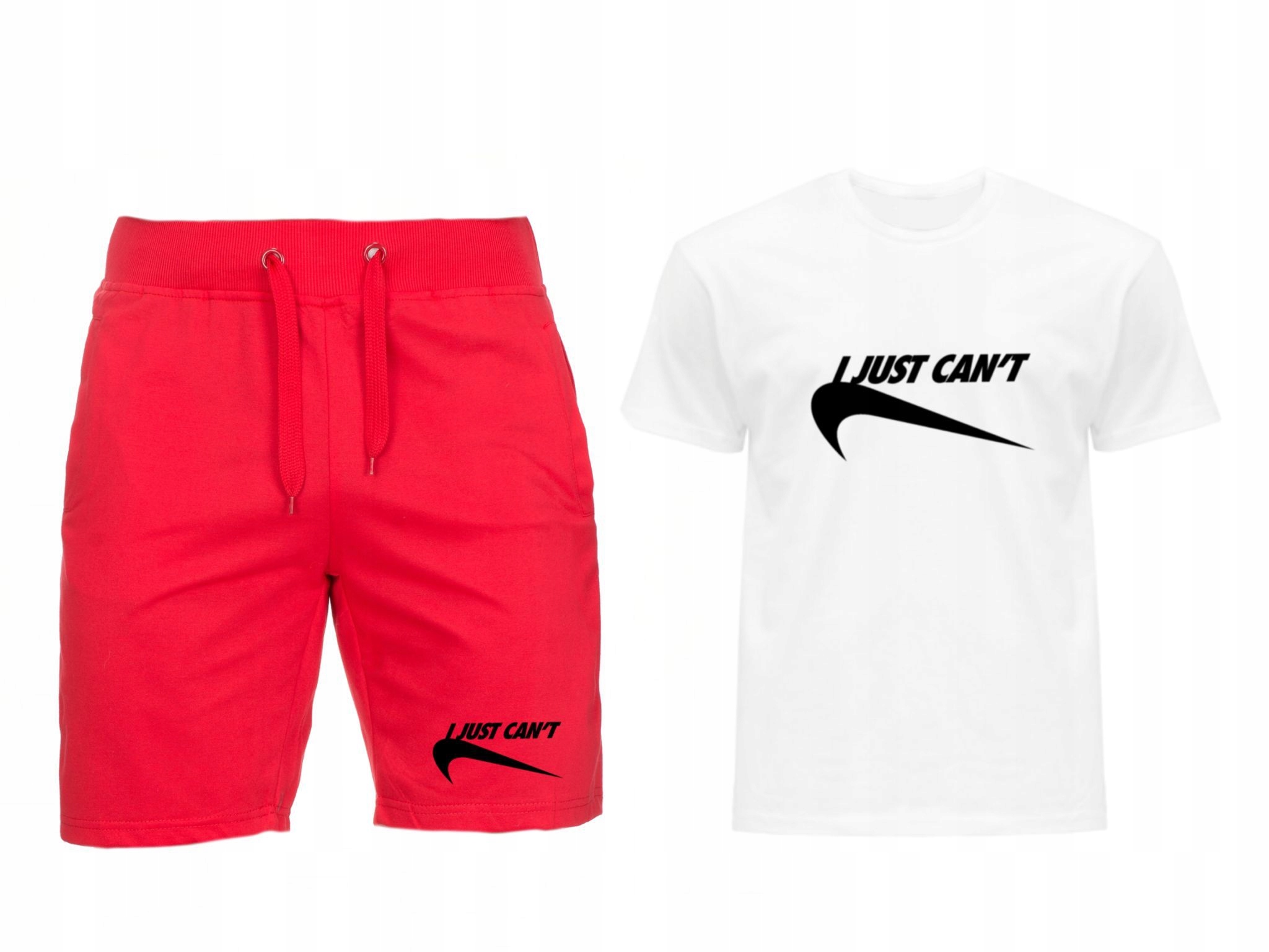 Komplet Tričko Kraťasy I Just Can't Pánské XL