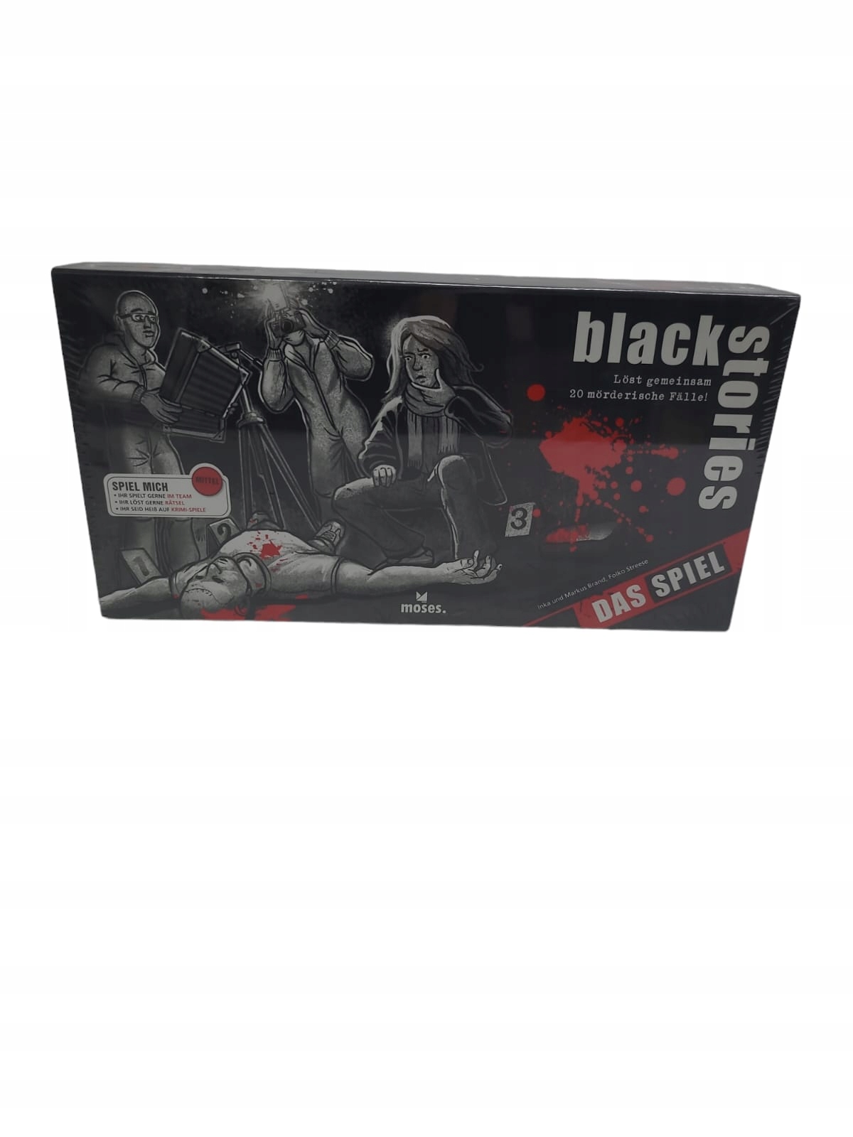gra planszowa black stories moses lost gemeinsam 20 morderische falle