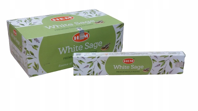 

Kadzidła Pyłkowe White Sage Biała Szałwia 12x15 g