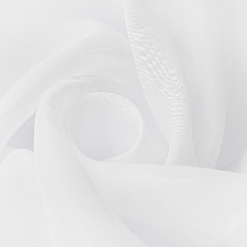 FIRANA Z LAMÓWKA 150x400 BIAŁA WOAL PROSTA FIRANY Kolor biały