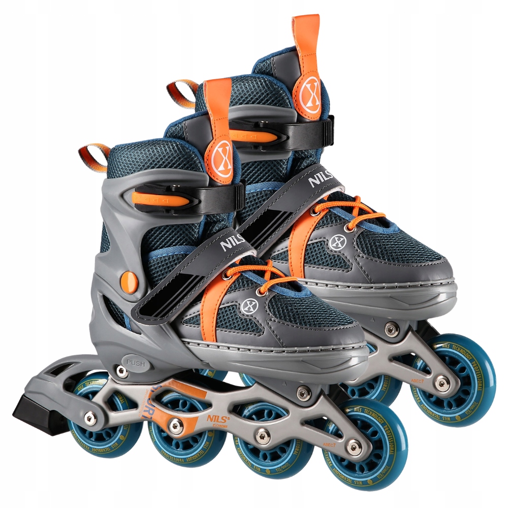 Brusle 2v1 Kolečkové Brusle s regulací Rekreační Pro Mládež Kaučuková kolečka 31-34