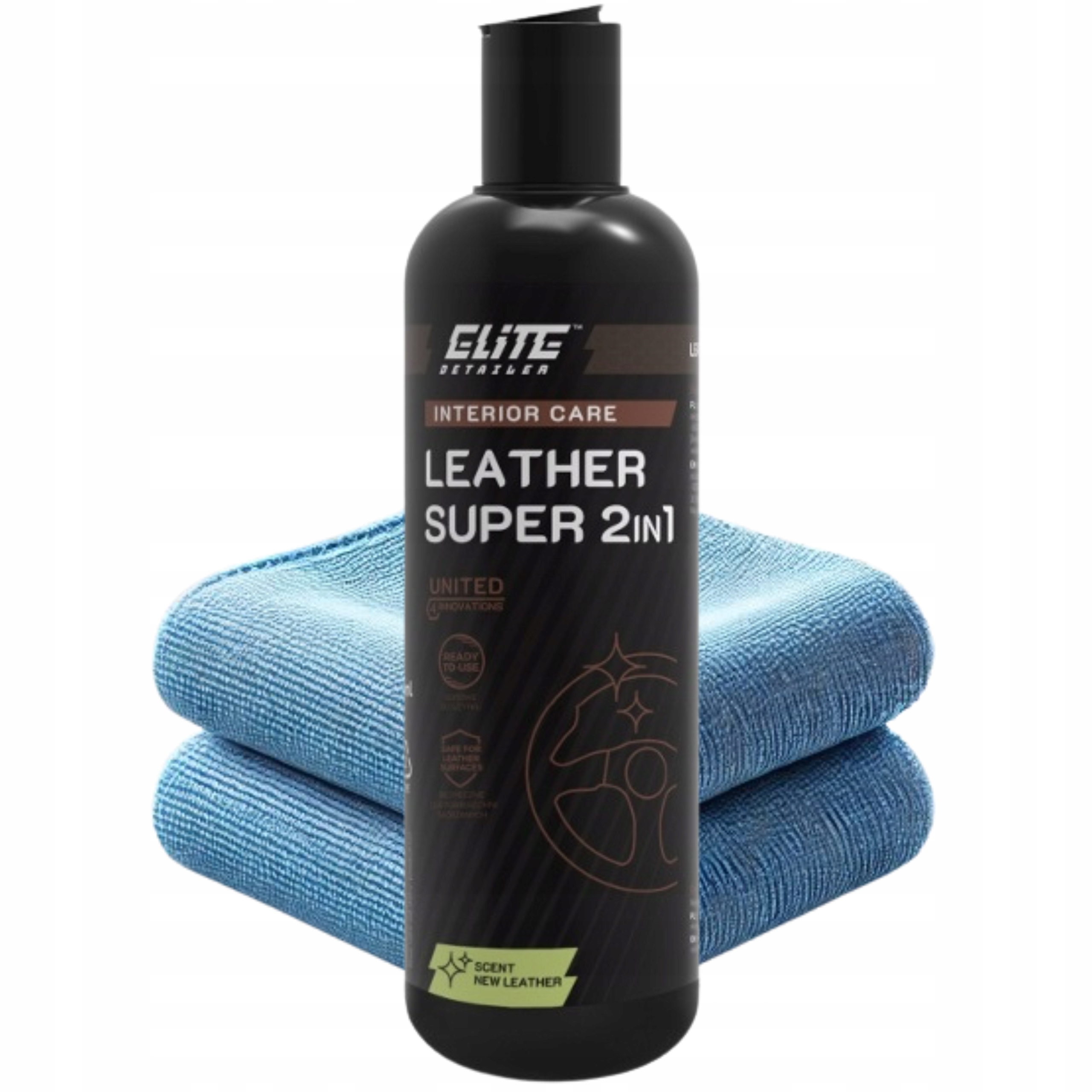 Elite Detailer 2in1 środek mleczko do czyszczenia i konserwacji skóry 500ml