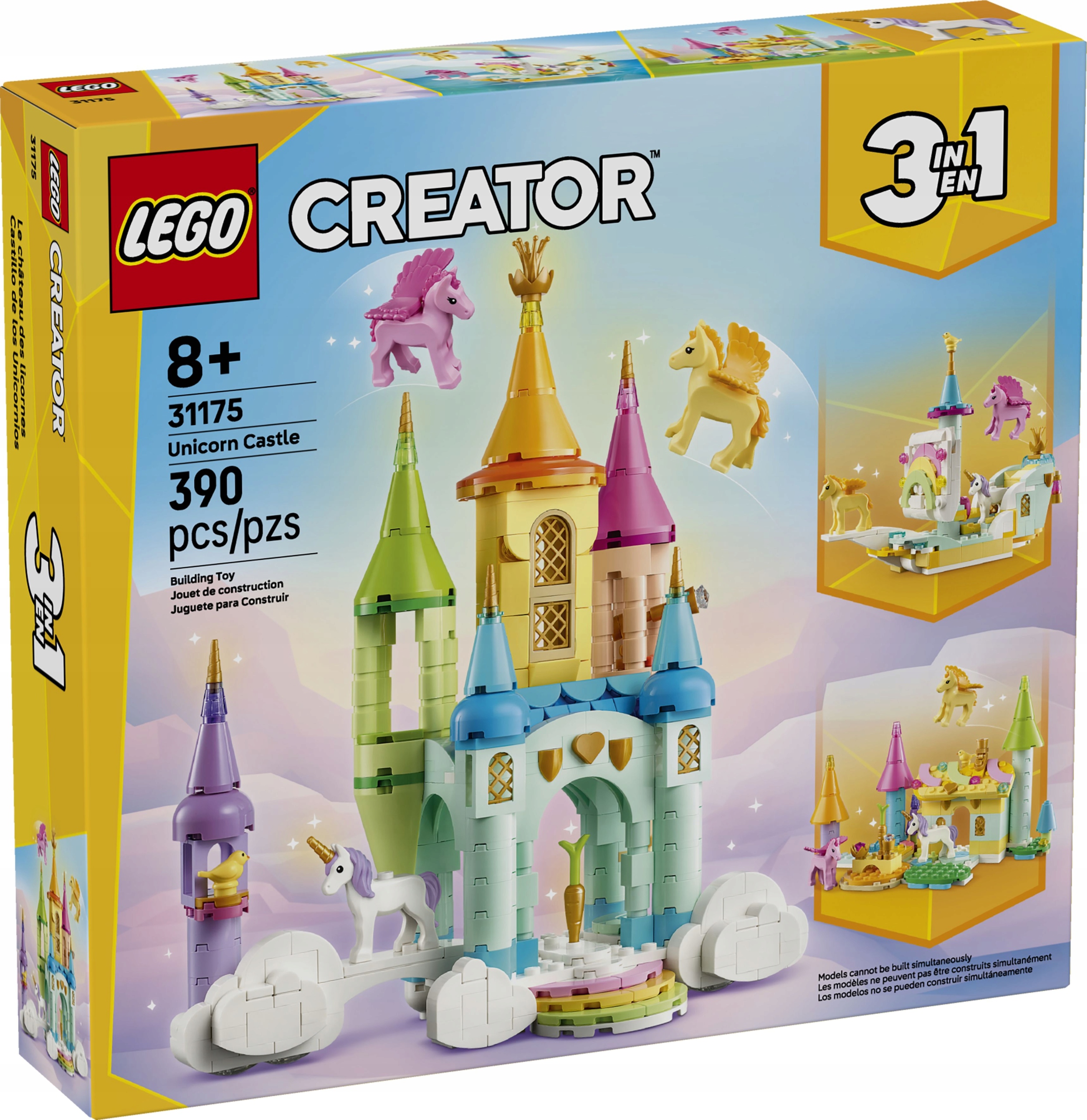 Lego Creator 3v1 31175 Zámek jednorožců Stavebnice tři v jednom