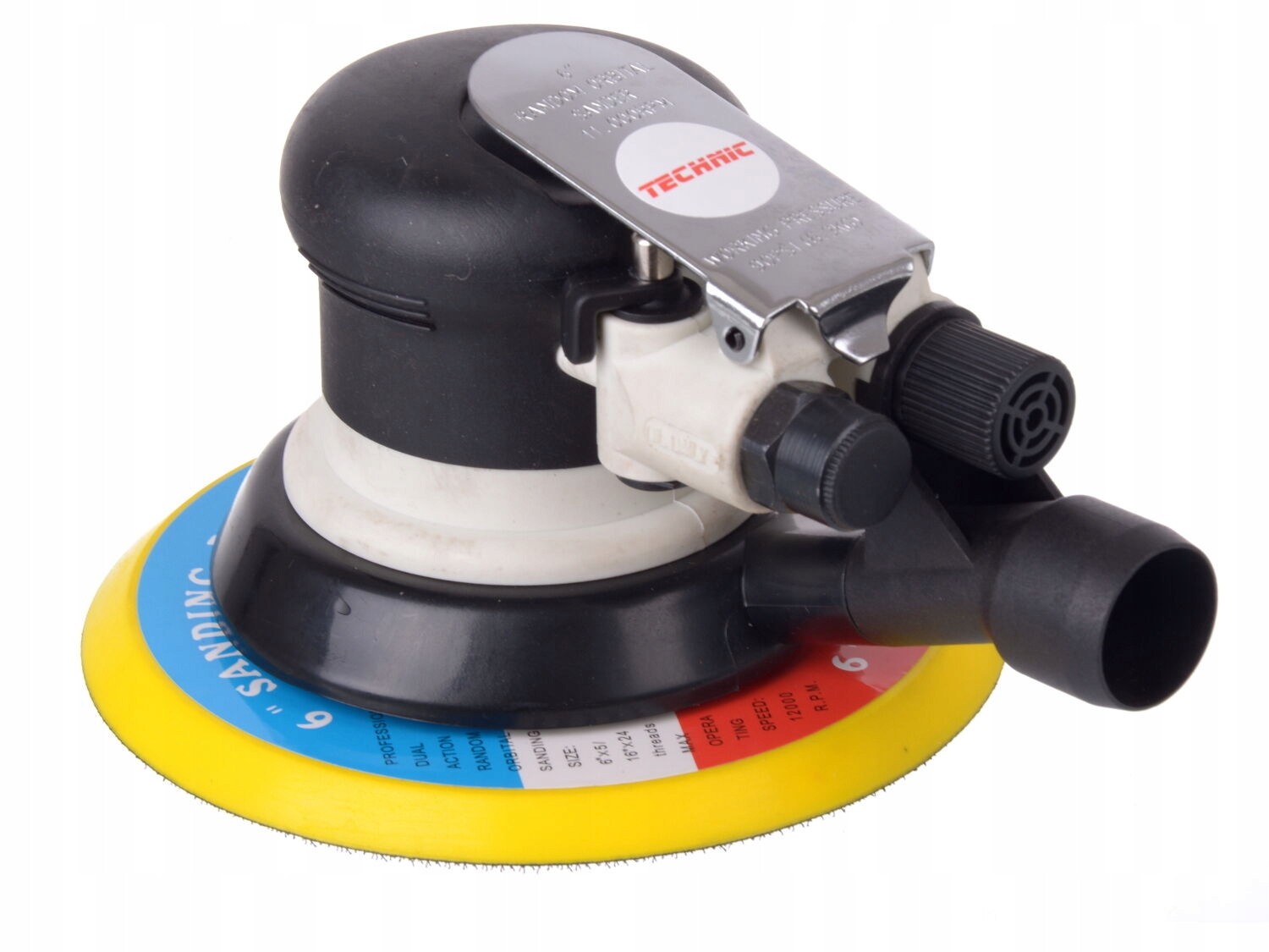 Excentrická Pneumatická Bruska 150 MM Na Suchý Zip S Odsáváním Prachu