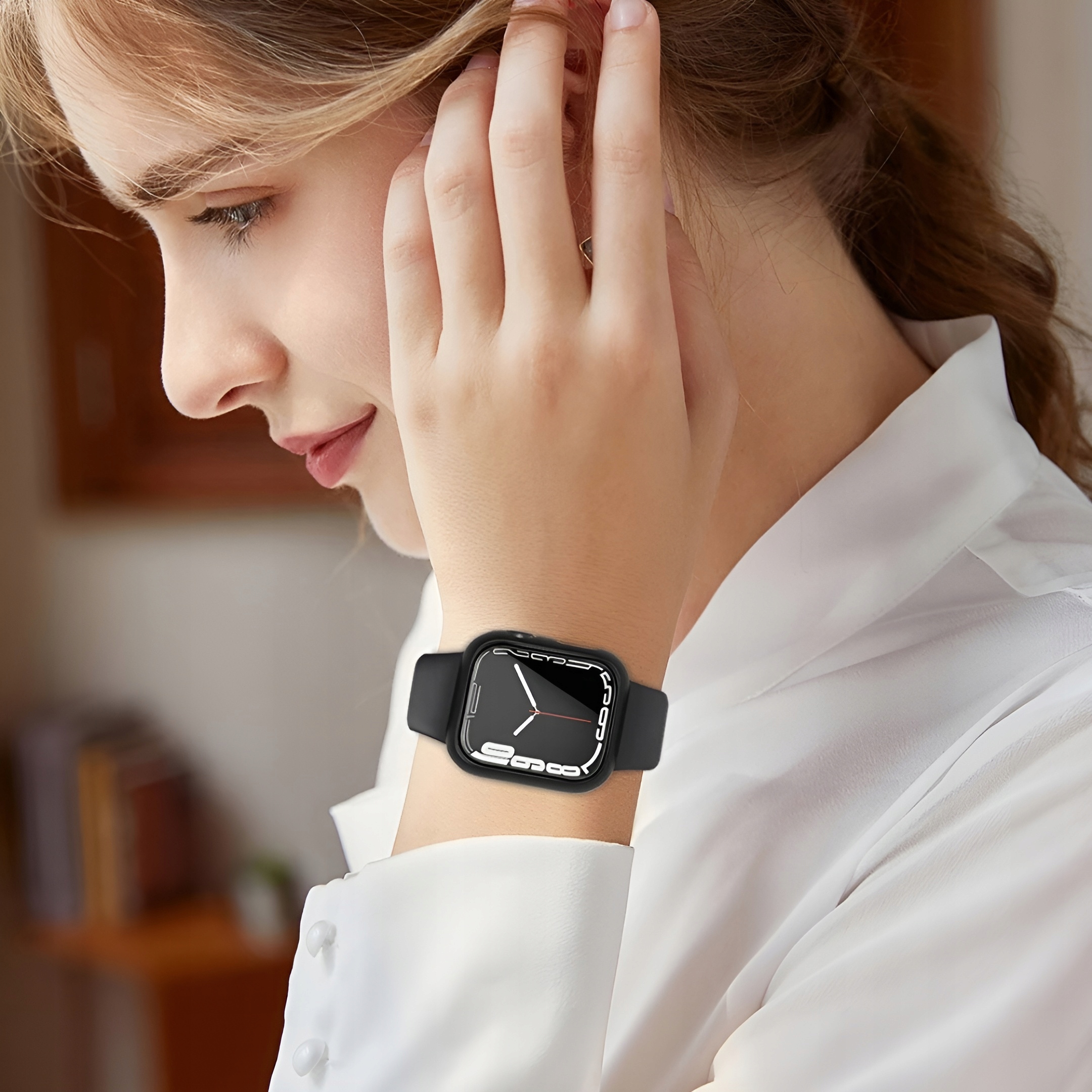 ETUI + SZKŁO 2w1 DO APPLE WATCH 7/8/9 45 mm OBUDOWA NAKŁADKA CASE|KOLORY Kod producenta pasek szkło opaska bransoleta folia etui case