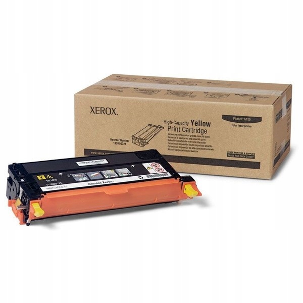 TONER XEROX 113R00733 PHASER 6180 YELLOW ORYGINAŁ