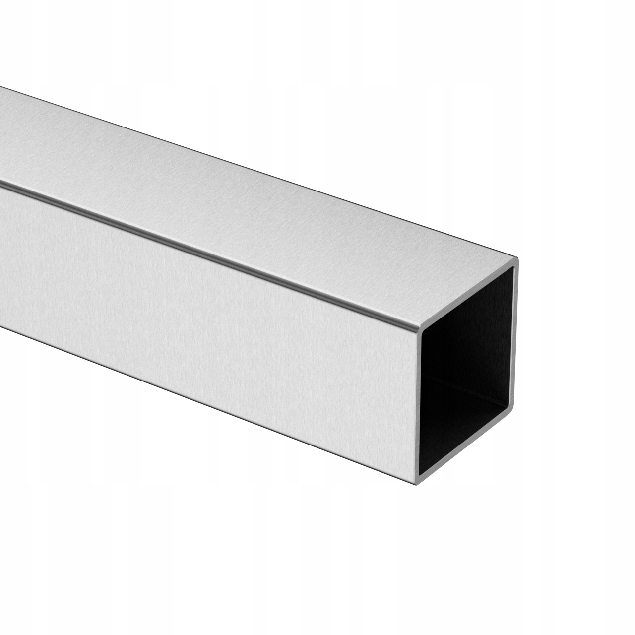 Profil zábradlí madlo 40 x 40 x 2,0 mm, nerezová ocel, broušený 2,5 m