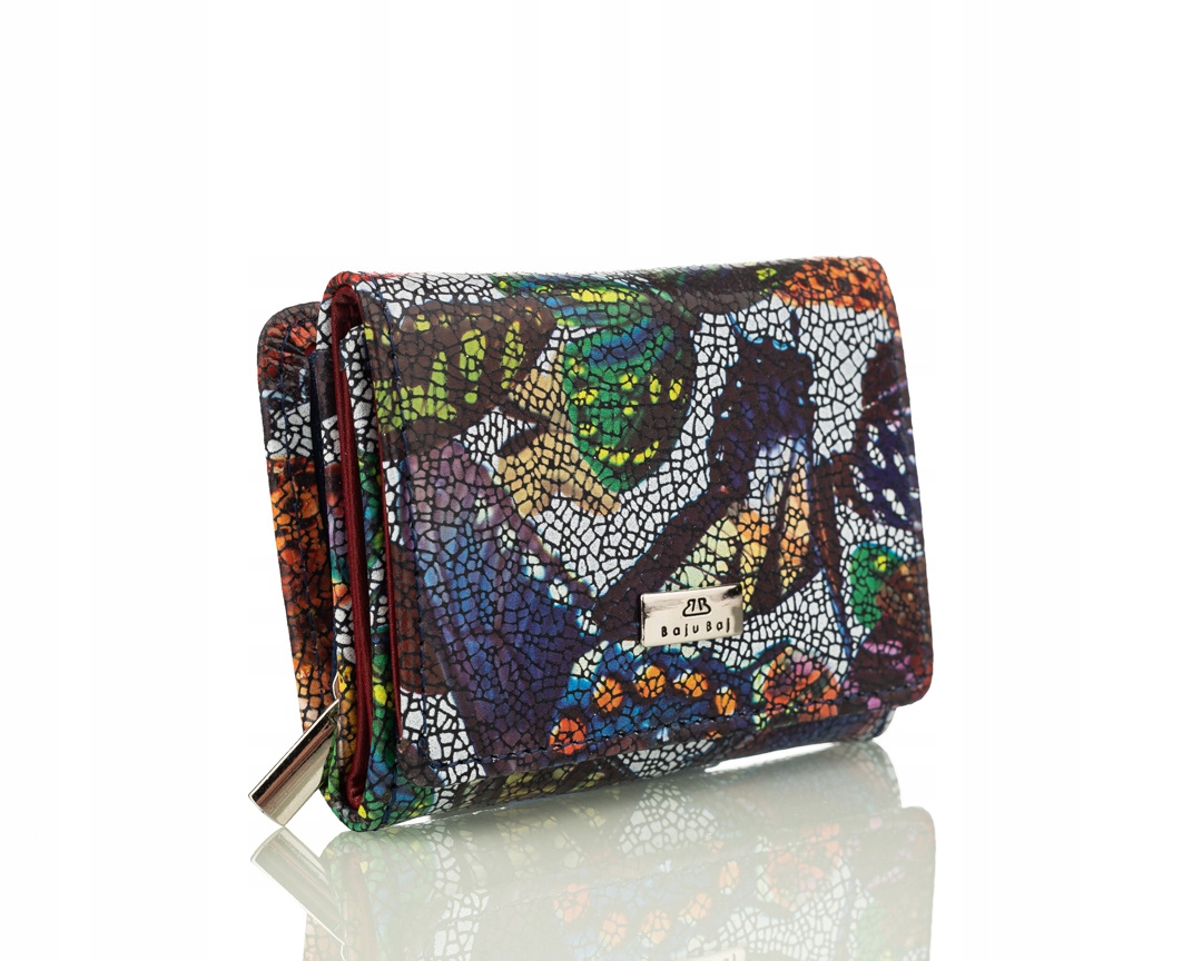 Dámská kožená peněženka malá, vzory z přírodní kůže, barevná a odolná